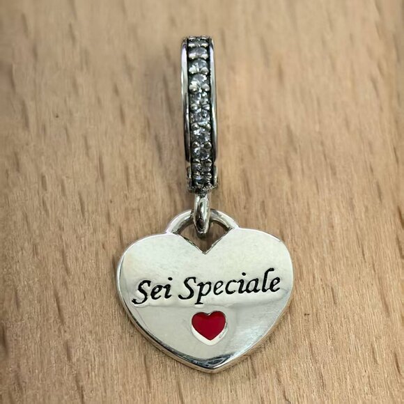 Pandora Sei Speciale Exclusive Charm, S925 Silver Bracelets - Picture 1 of 4
